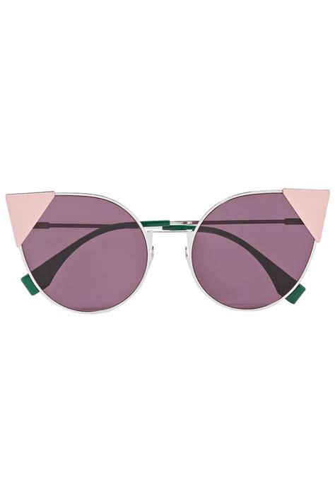 fendi sunglasses cat eye pink